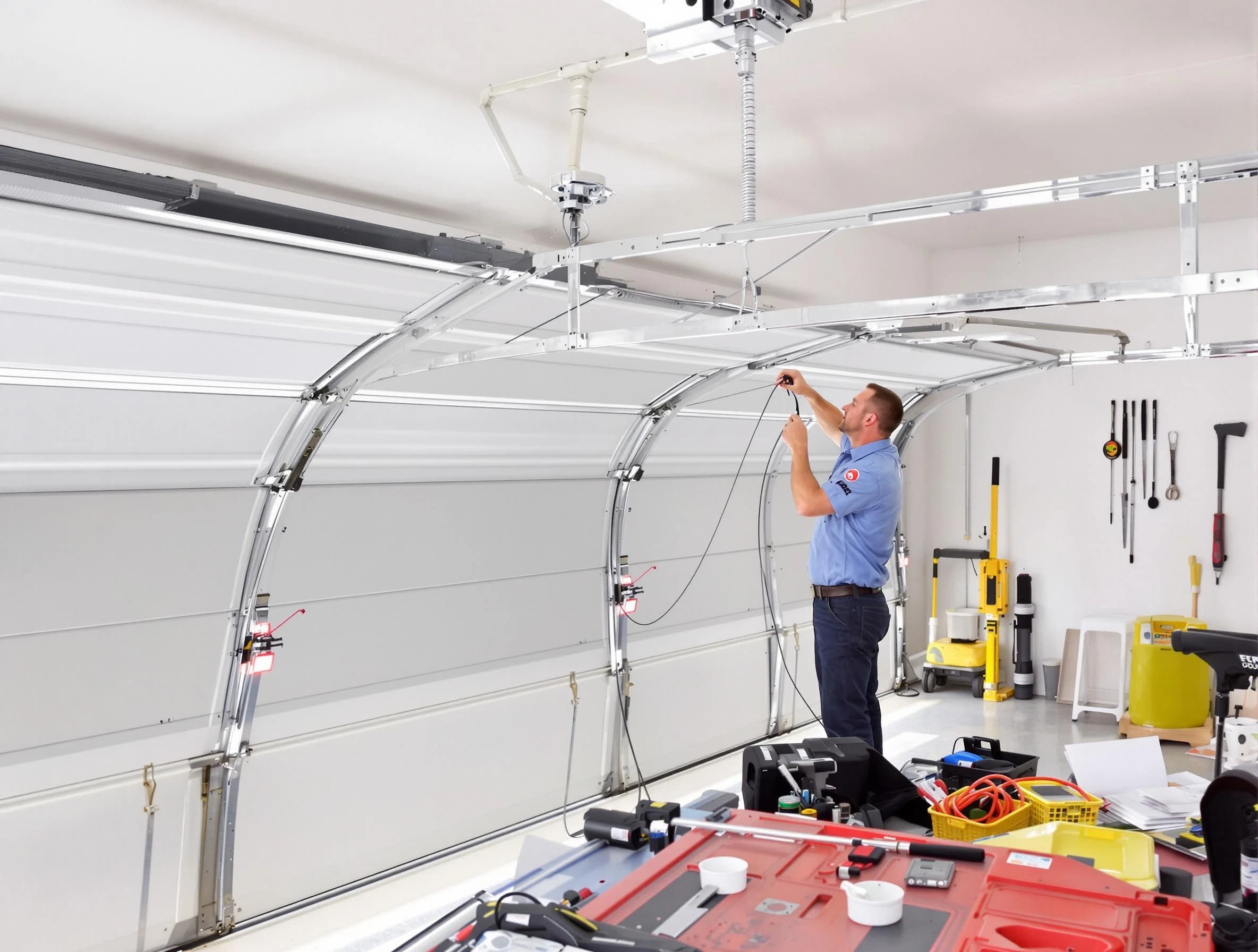 Garage door cable repair service by Milliken Garage Door Repair in Milliken
