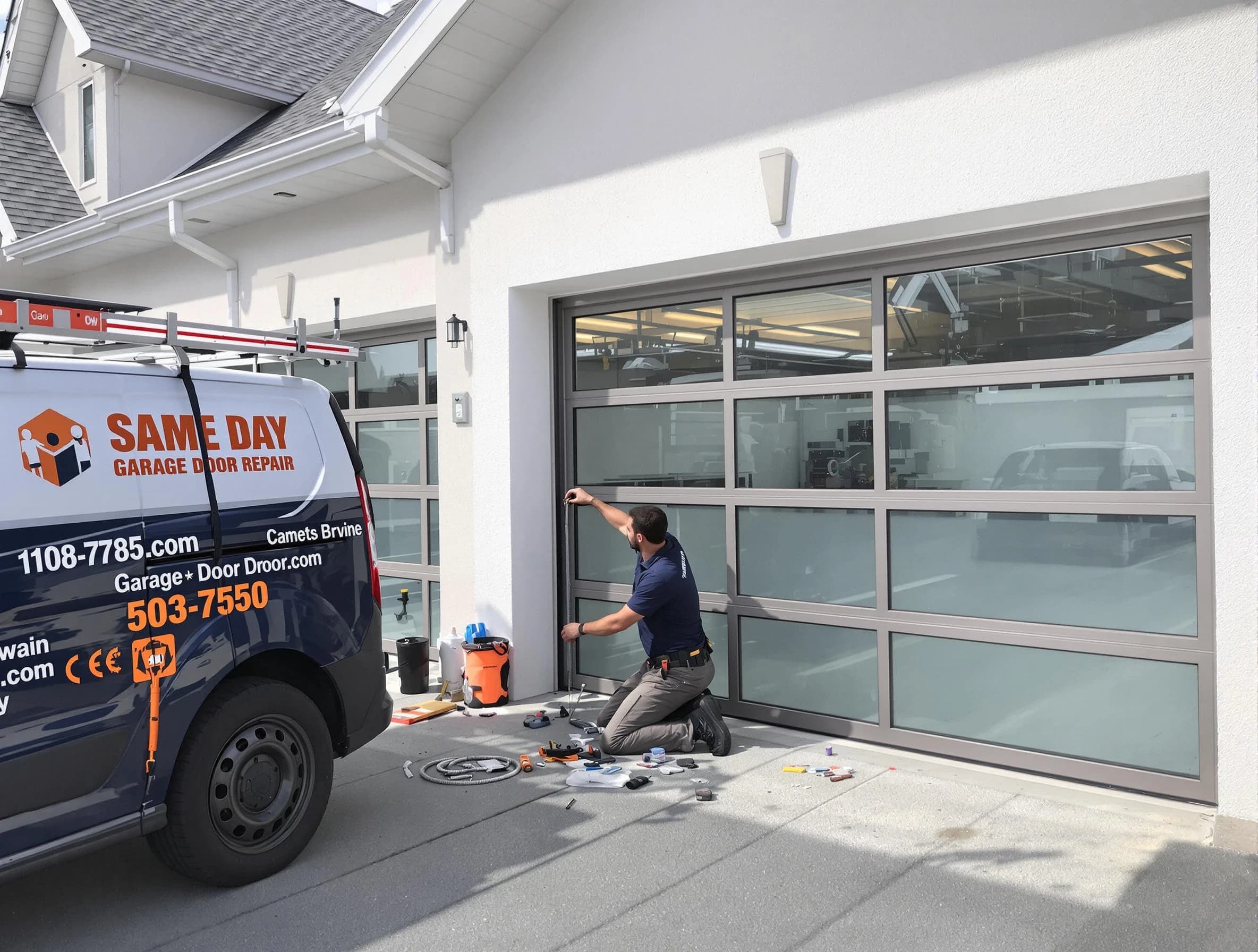 Same-day garage door repair service by Milliken Garage Door Repair in Milliken