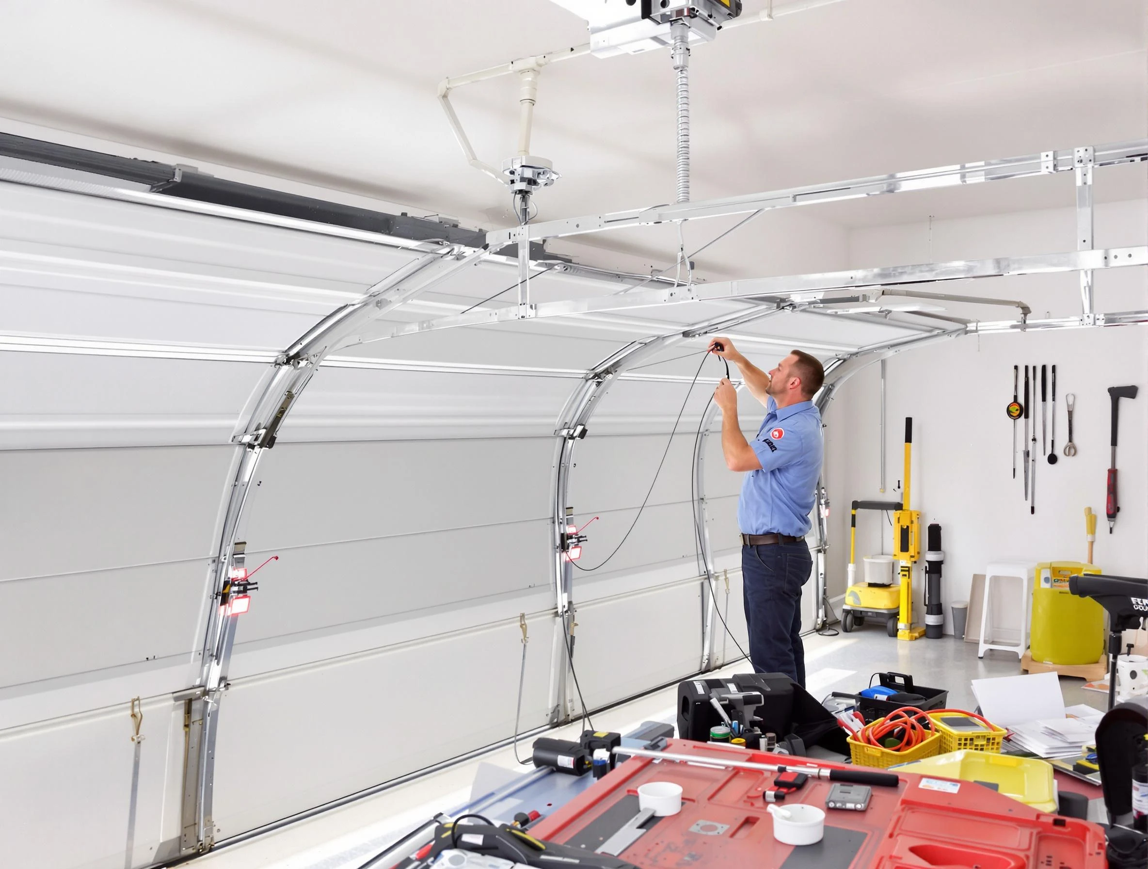 Garage door cable repair service by Milliken Garage Door Repair in Milliken
