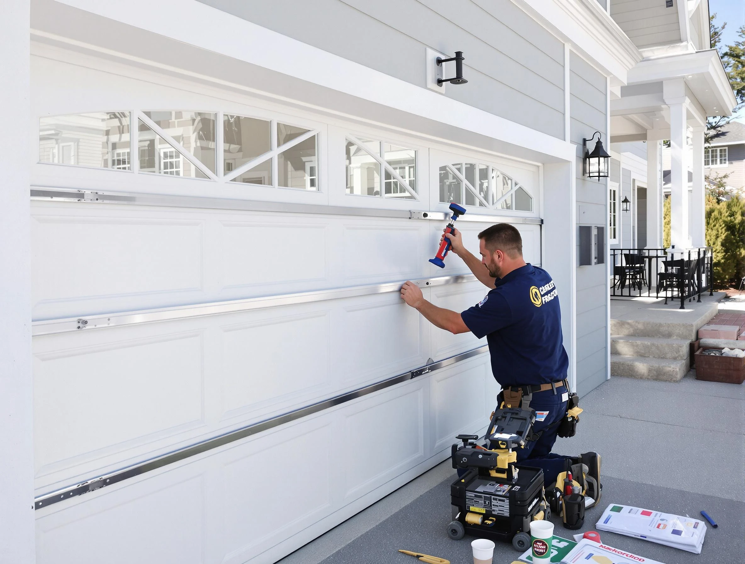 Professional garage door installation by Milliken Garage Door Repair in Milliken