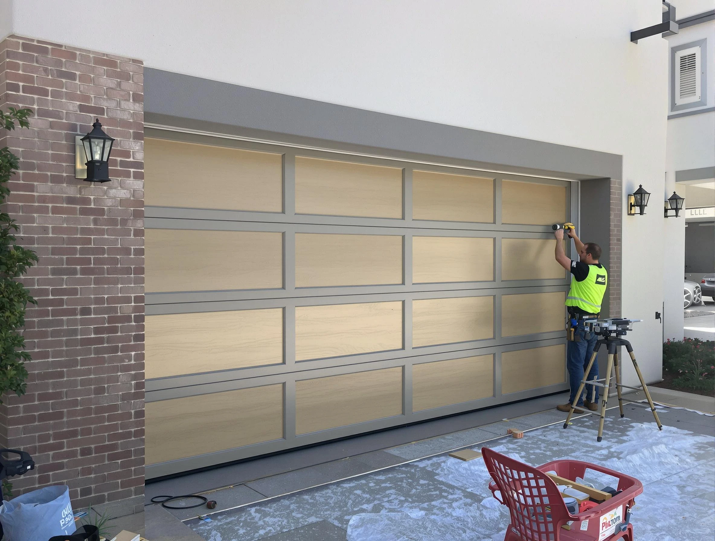 Garage door replacement service by Milliken Garage Door Repair in Milliken