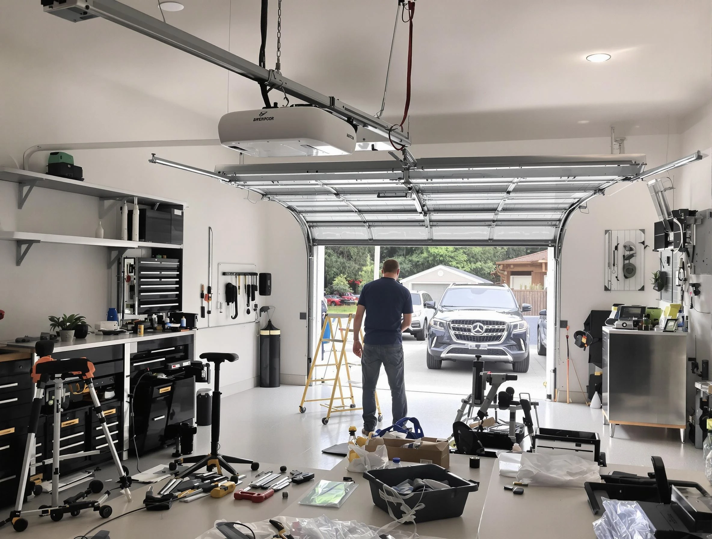 Garage door opener installation by Milliken Garage Door Repair in Milliken