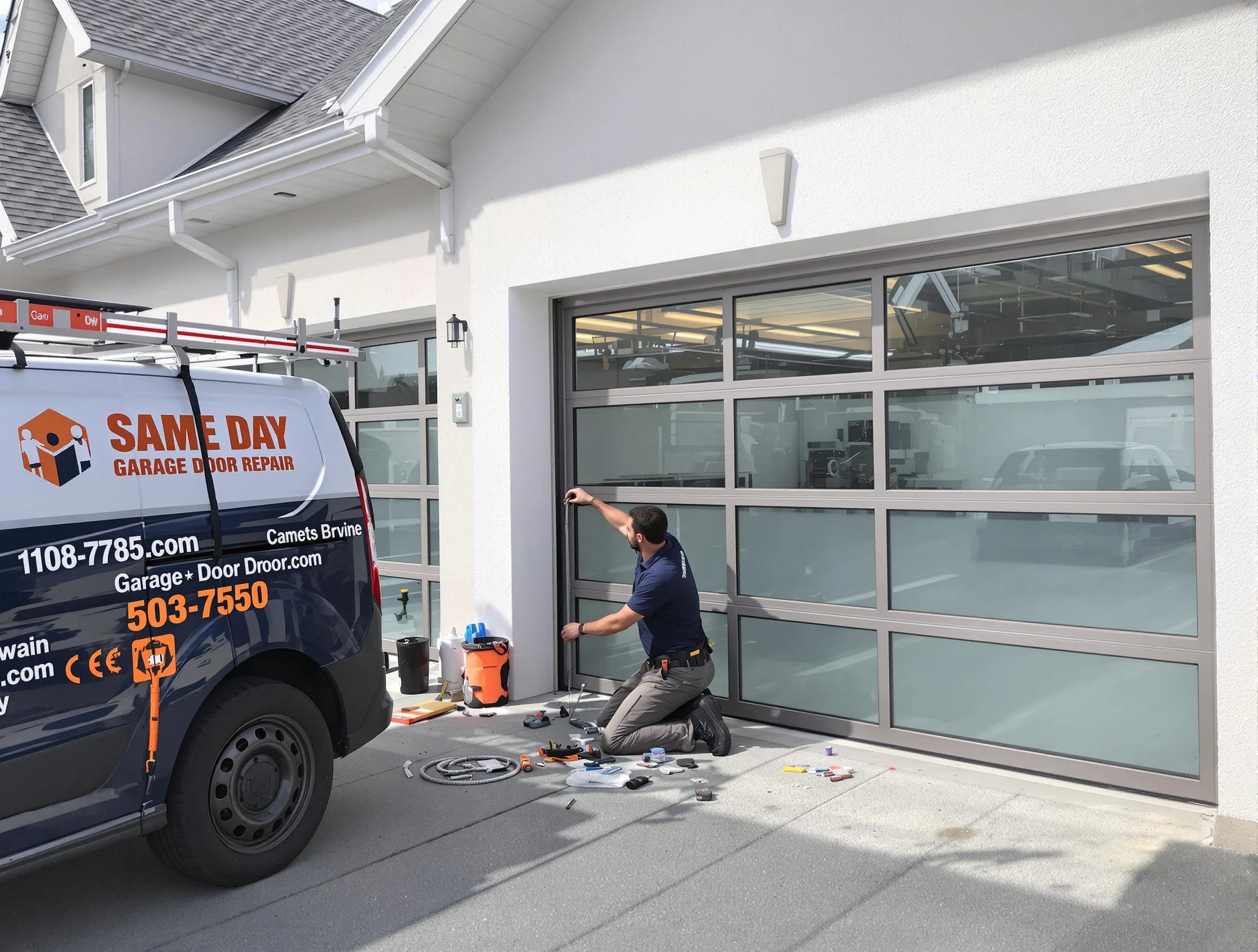 Same-day garage door repair service by Milliken Garage Door Repair in Milliken